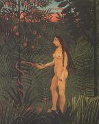 Henri Rousseau Eve oil painting